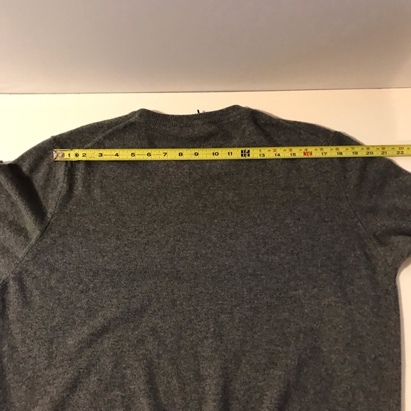 NWT Mantovani Studio 100% Italian Cashmere Gray Crew Neck Sweater Italy Size XL - Picture 9 of 9